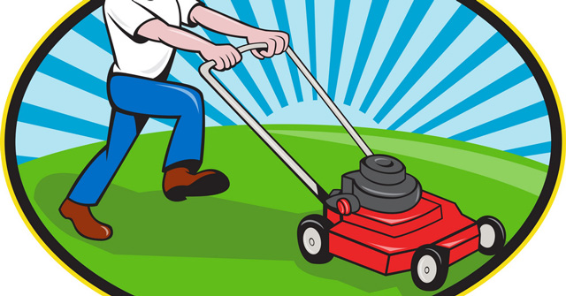 Máy cắt cỏ đua tài