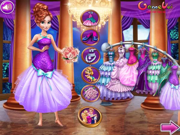 Chơi game Đám cưới công chúa tập thể tại GameVui