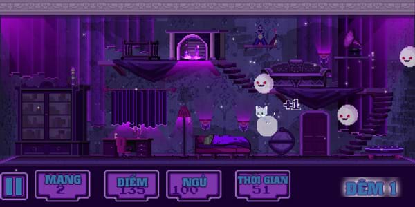 Chơi game Mèo bắt ma tại GameVui