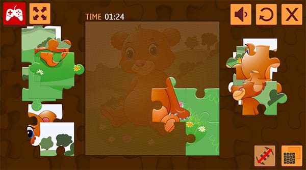 Xếp hình cún con