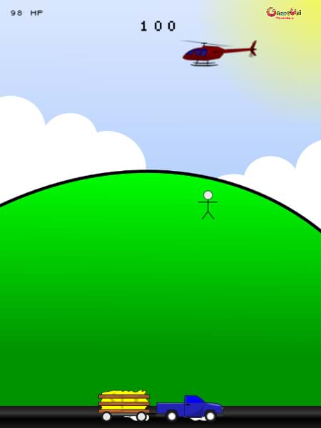 Chơi game Người que nhảy dù tại GameVui