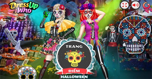 Trang điểm halloween 1