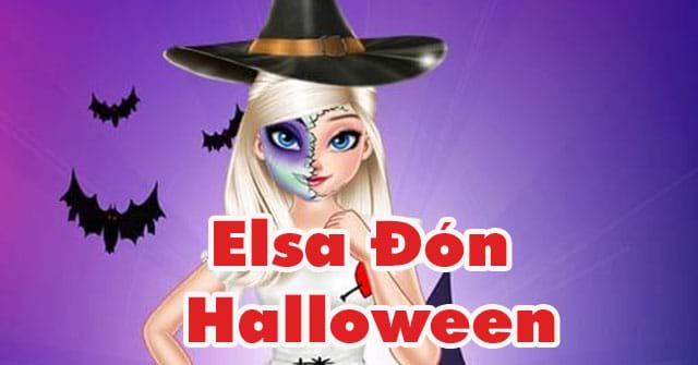 Elsa đón Halloween
