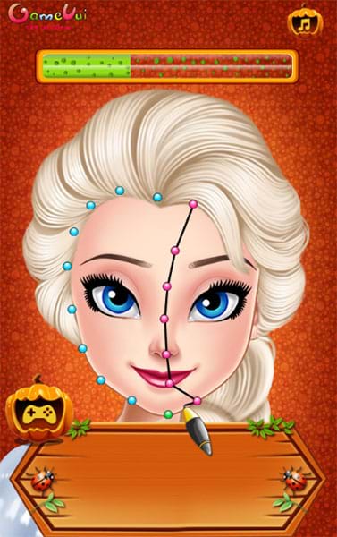 Elsa đón Halloween