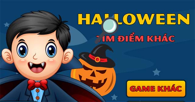 Halloween tìm điểm khác