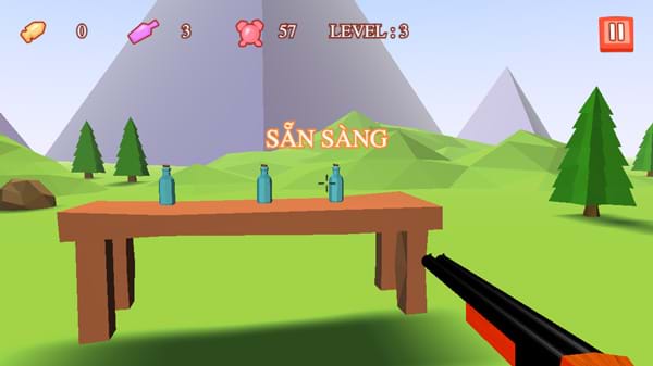 Chơi game Bắn chai 3D tại GameVui