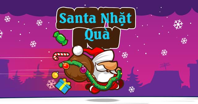Santa nhặt quà