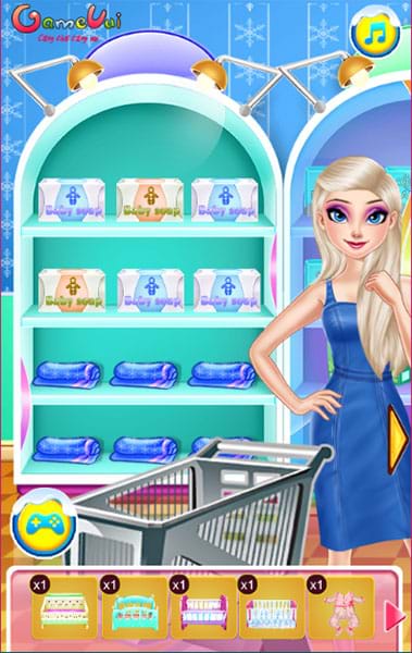 Nữ hoàng chăm sóc bé