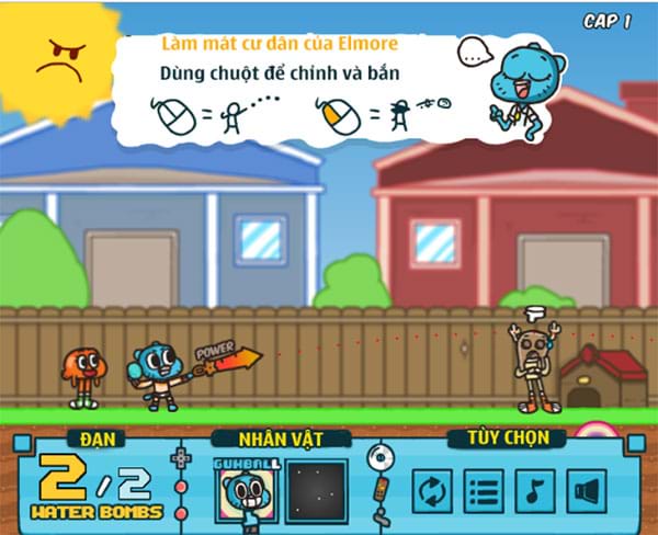 Gumball bắn súng nước