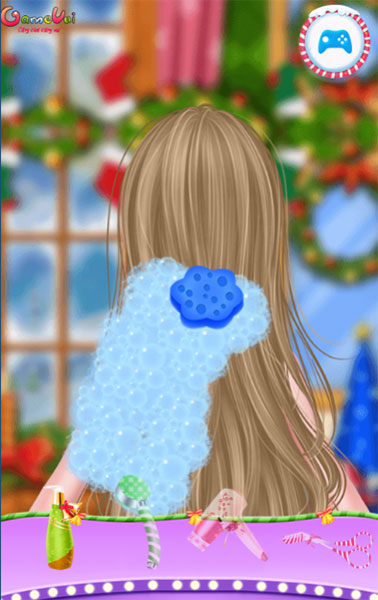 Làm tóc đón giáng sinh