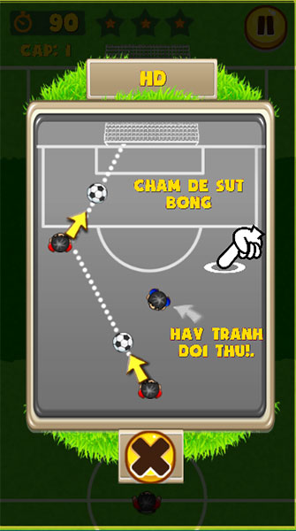 Đá bóng 1 chạm