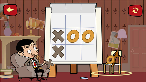 Mr Bean chơi cờ caro