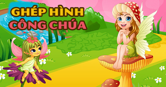 Ghép hình công chúa 3D