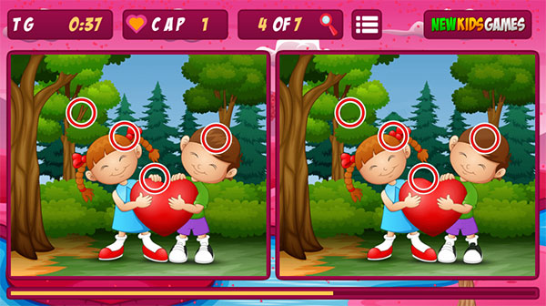 Tìm điểm khác nhau: Cặp đôi