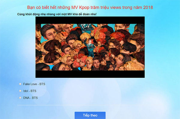 Nhìn hình đoán MV Kpop
