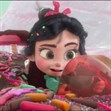 Vanellope tập lái xe