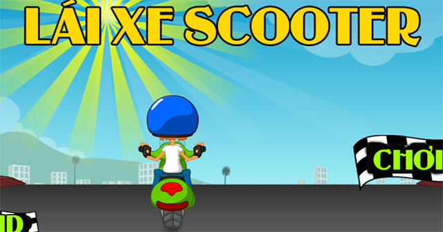 Lái xe scooter