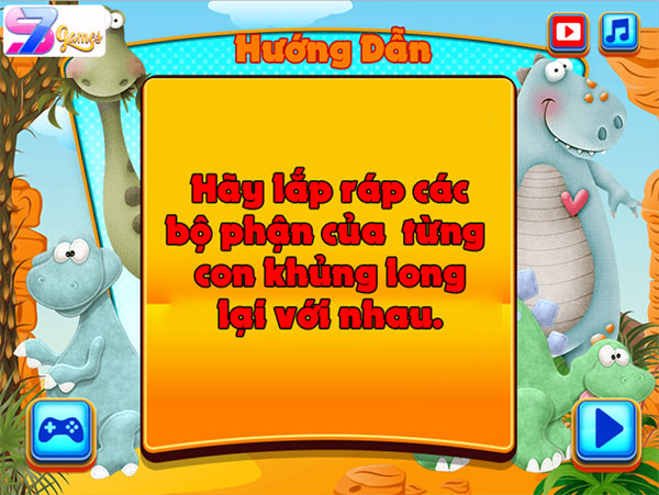 Lắp ráp khủng long
