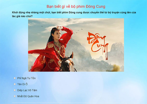 bạn biết gì về bộ phim đông cung