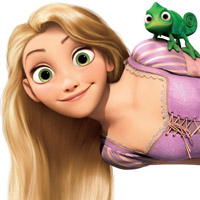 Rapunzel trang điểm buổi sáng