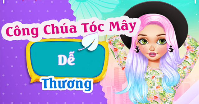 Công chúa tóc mây dễ thương