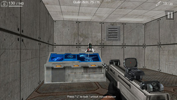 Chiến đấu với nhân vật Sát thủ của GameVui