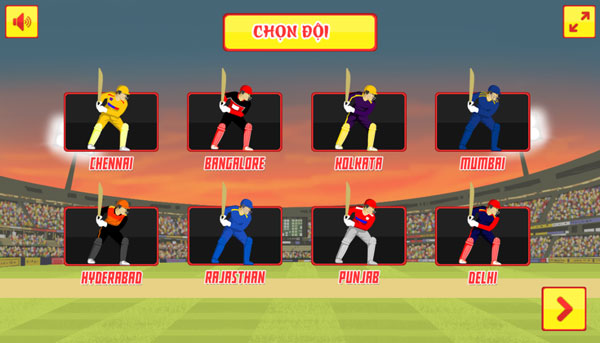 Chơi đội bóng Cricket