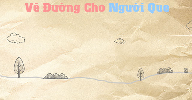 Vẽ đường cho người que