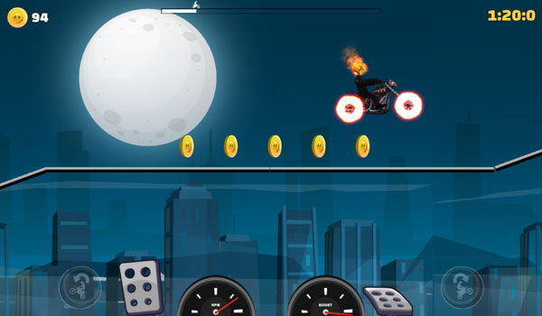 Chơi game Ma tốc độ đua xe máy