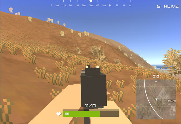 Chiến đấu trong game Pubg Minecraft