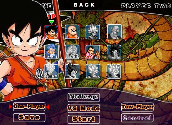 Chọn nhân vật game Songoku 4 - 7 viên ngọc rồng Online