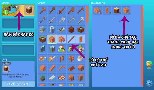 Túi đồ Minecraft