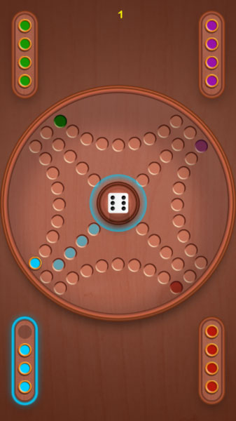 Bàn cờ game Cờ cá ngựa 3D tại GameVui