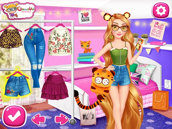 Chơi game Thời trang công chúa phong cách động vật tại GameVui