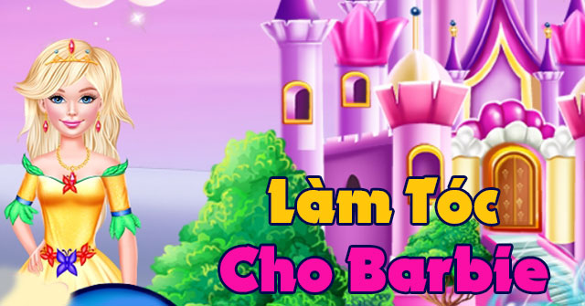 Làm tóc cho Barbie