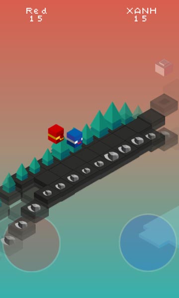 Chơi game Minecraft chạy đua trên GameVui