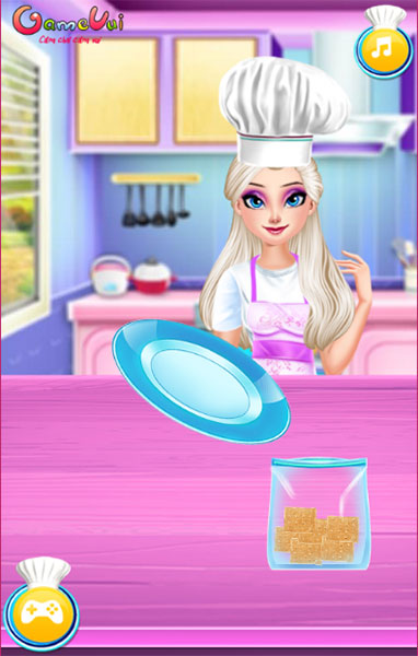 Elsa và Anna làm bữa trà chiều