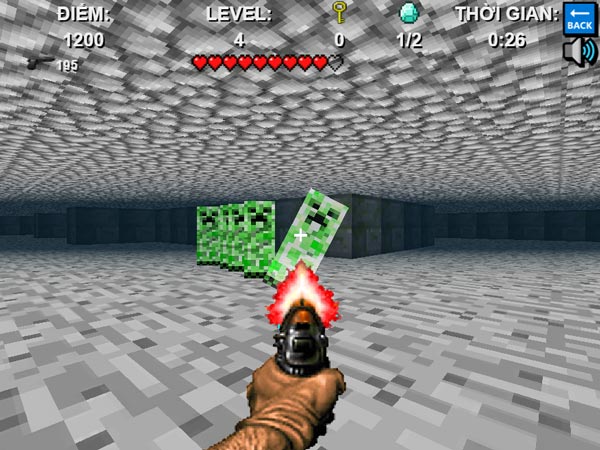 Chơi game Mê cung Minecraft tại GameVui