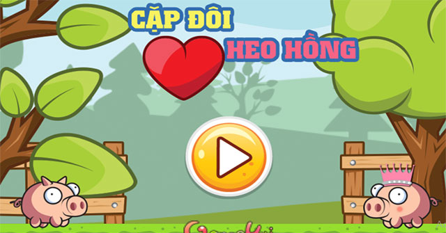 Cặp đôi heo hồng