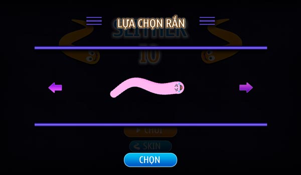 Chọn các loại mẫu Skin rắn Slither