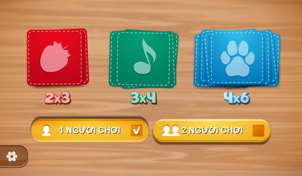 Chơi game Bé tìm cặp hình tại GameVui