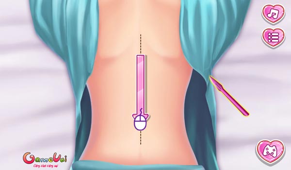 Chơi game Anna mổ cột sống tại GameVui