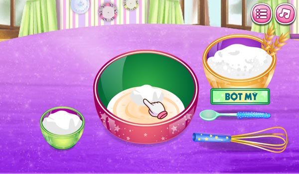 Chơi game Bánh kem hình cún con tại GameVui