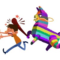 Đập Pinata lấy tiền xu