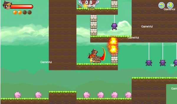 Chơi game Tôn ngộ không phiêu lưu 2 tại GameVui