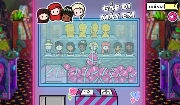 Chơi game Gắp búp bê công chúa tại GameVui