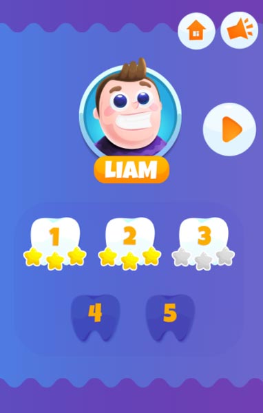 Chọn nhân vật để nha sĩ xử lý