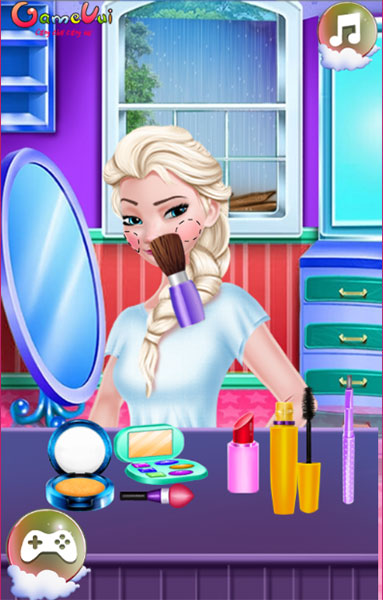 Trang điểm cho Elsa