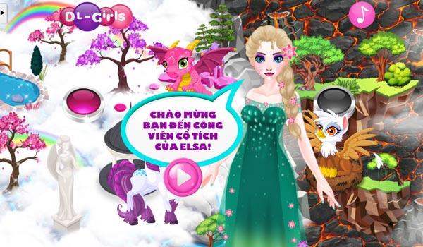 Chọn các loài vật chăm sóc cùng Elsa