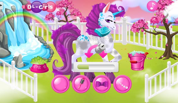 Giúp chú ngựa 1 sừng với Elsa